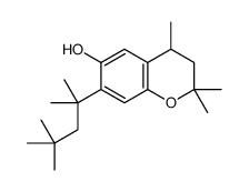 2,2,4-trimethyl-7-(2,4,4-trimethylpentan-2-yl)-3,4-dihydrochromen-6-ol结构式