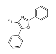 4-deuterio-2,5-diphenyl-oxazole结构式