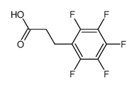 3-(pentafluorophenyl)propionic acid Structure