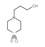 4-(3-hydroxypropyl)thiomorpholine 1,1-dioxide Structure