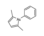 1H-Arsole,2,5-dimethyl-1-phenyl-结构式
