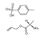 (S)-Allyl 2-aminopropanoate 4-Methylbenzenesulfonate structure