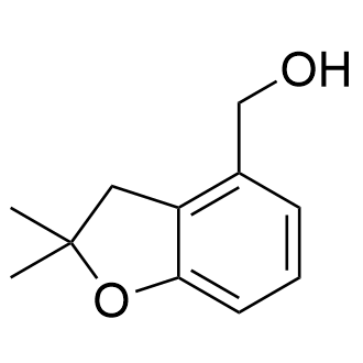 (2,2-二甲基-2,3-二氢苯并呋喃-4-基)甲醇结构式