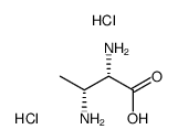 (3R,2S)-2,3-二氨基丁酸二盐酸盐结构式