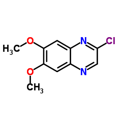 2-氯-6,7-二甲氧基喹噁啉结构式