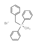 benzyl-methyl-diphenyl-phosphanium结构式