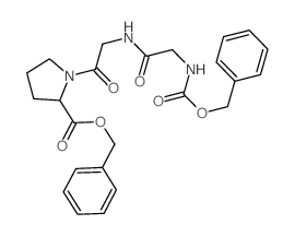L-Proline,N-[(phenylmethoxy)carbonyl]glycylglycyl-, phenylmethyl ester结构式