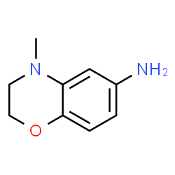 4-甲基-3,4-二氢-2H-苯并[b][1,4]恶嗪-6-胺结构式
