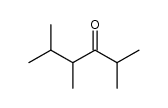 2,4,5-trimethyl-hexan-3-one结构式