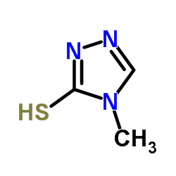 3-巯基-4-甲基-4H-1,2,4-三唑结构式