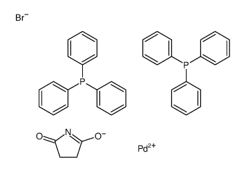 反式-溴(N-琥珀酰亚胺基)双(三苯基膦)钯(II)图片
