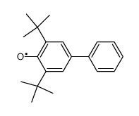 2,6-di-tert-butyl-4-phenylphenoxyl Structure