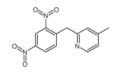 2-[(2,4-dinitrophenyl)methyl]-4-methylpyridine Structure