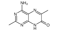 7(1H)-Pteridinone,4-amino-2,6-dimethyl-(9CI) Structure
