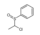 1-chloroethylsulfinylbenzene Structure