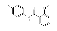 2-Methoxy-N-(4-Methylphenyl)benzamide结构式