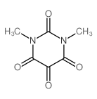 2,4,5,6(1H,3H)-Pyrimidinetetrone,1,3-dimethyl- Structure