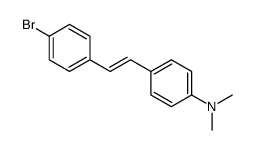 4-[(E)-2-(4-bromophenyl)ethenyl]-N,N-dimethyl-aniline Structure