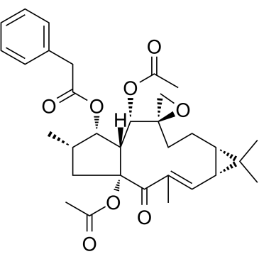 千金子甾醇，千金子素L1结构式