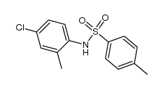 toluene-4-sulfonic acid-(4-chloro-2-methyl-anilide)结构式