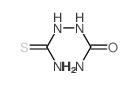 Hydrazinecarboxamide,2-(aminothioxomethyl)- Structure