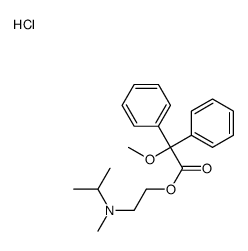2-(2-methoxy-2,2-diphenylacetyl)oxyethyl-methyl-propan-2-ylazanium,chloride Structure