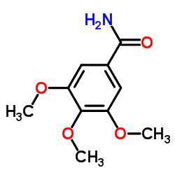 3,4,5-三甲氧基苯甲酰胺结构式