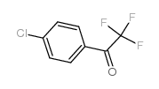 4'-氯-2,2,2-三氟苯乙酮结构式