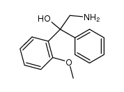 2-amino-1-(2-methoxy-phenyl)-1-phenyl-ethanol Structure