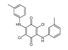 2,5-dichloro-3,6-di-m-toluidino-[1,4]benzoquinone结构式