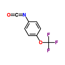 4-三氟甲氧基苯基异氰酸酯结构式