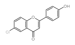 6-氯-4-羟基黄酮结构式