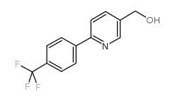6-[4-(三氟甲基)苯基]-3-吡啶甲醇结构式