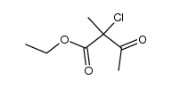 ethyl 2-chloro-2-methyl-3-oxobutanoate Structure