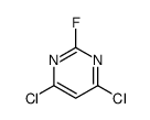 4,6-dichloro-2-fluoropyrimidine Structure