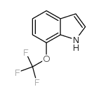 7-(三氟甲氧基)-1H-吲哚结构式