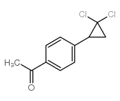 4'-(2,2-二氯环丙基)苯乙酮结构式