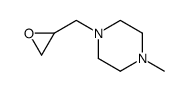 1-methyl-4-(oxiran-2-ylmethyl)piperazine Structure