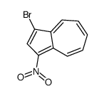 1-bromo-3-nitroazulene Structure