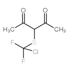 3-氯二氟甲基磺酰基-戊烷-2,4-二酮结构式