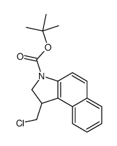 N-Boc-1-chloromethyl-1,2-dihydro-3H-benzo[e]indole结构式