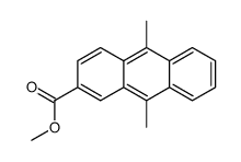 methyl 9,10-dimethylanthracene-2-carboxylate结构式