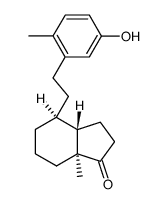 3-Hydroxy-9,10-seco-1,3,5(10)-androstatrien-17-on (9,10-seco-10-methyl-oestron)结构式