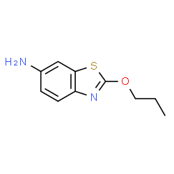 6-Benzothiazolamine,2-propoxy-(9CI)结构式