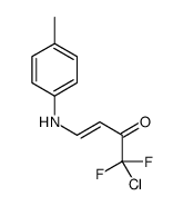 1-chloro-1,1-difluoro-4-(4-methylanilino)but-3-en-2-one Structure