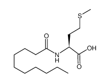 N-decanoyl-L-Met结构式