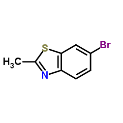 6-溴-2-甲基-1,3-苯并噻唑结构式