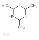 4H-1,3, 5-Dithiazine, dihydro-2,4,6-trimethyl- Structure