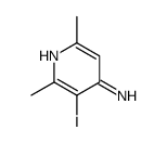 3-碘-4-氨基-2,6-二甲基吡啶结构式
