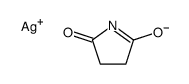 succinimide, silver(1+) salt Structure
